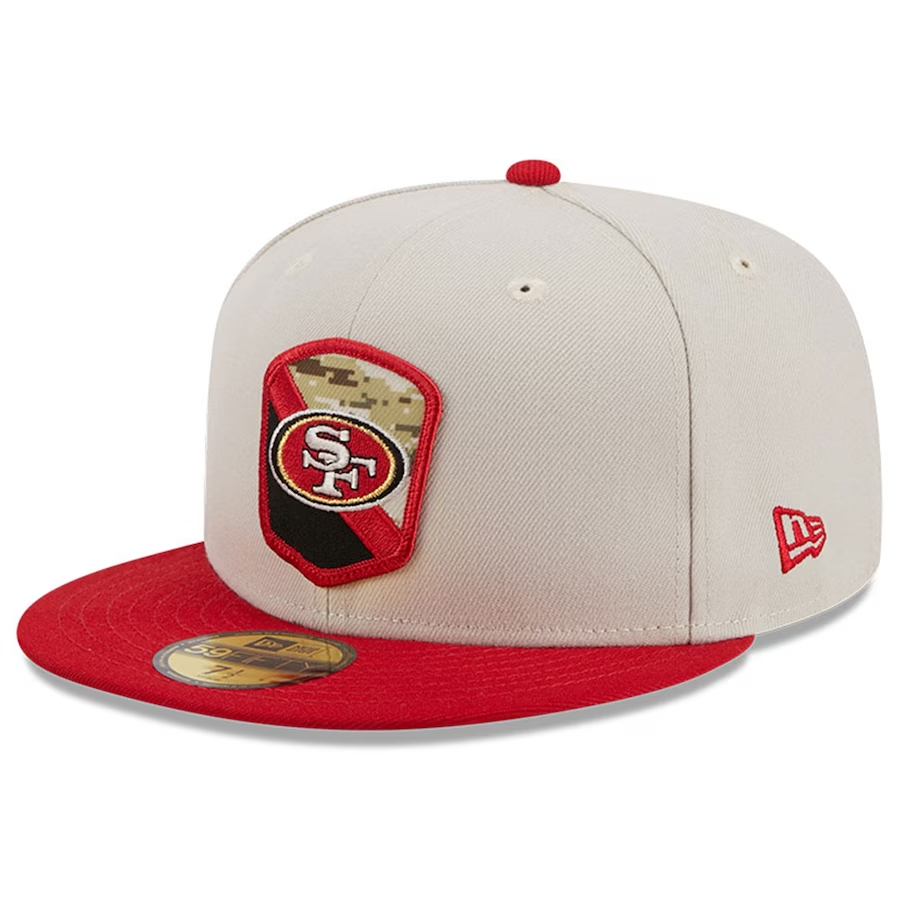 SAN FRANCICSO 49ERS 2023 SALUTE TO SERVICE 59FIFTY FITTED HAT