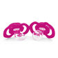 SAN FRANCISCO 49ERS 2-PACK PACIFIERS - PINK