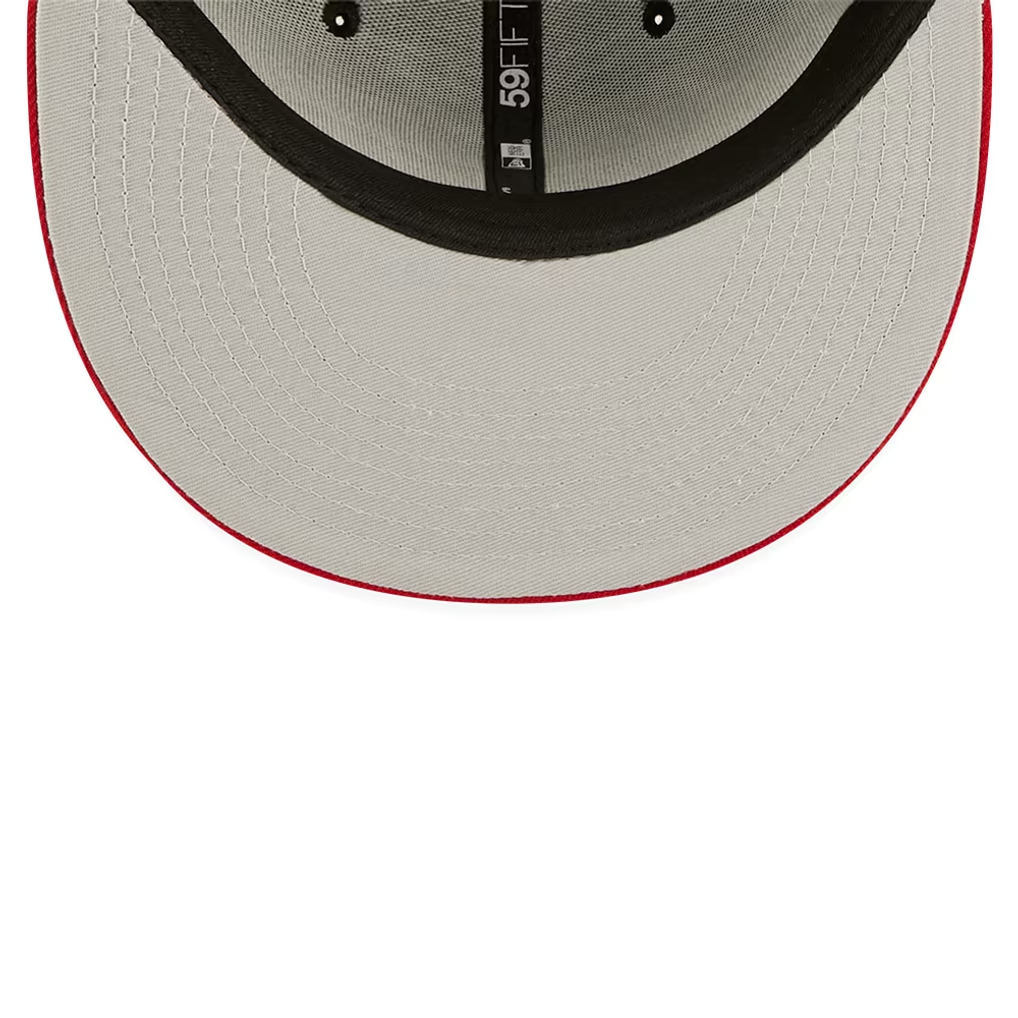 SAN FRANCISCO 49ERS 2022 NFL DRAFT 59FIFTY FITTED HAT - BLACK/RED