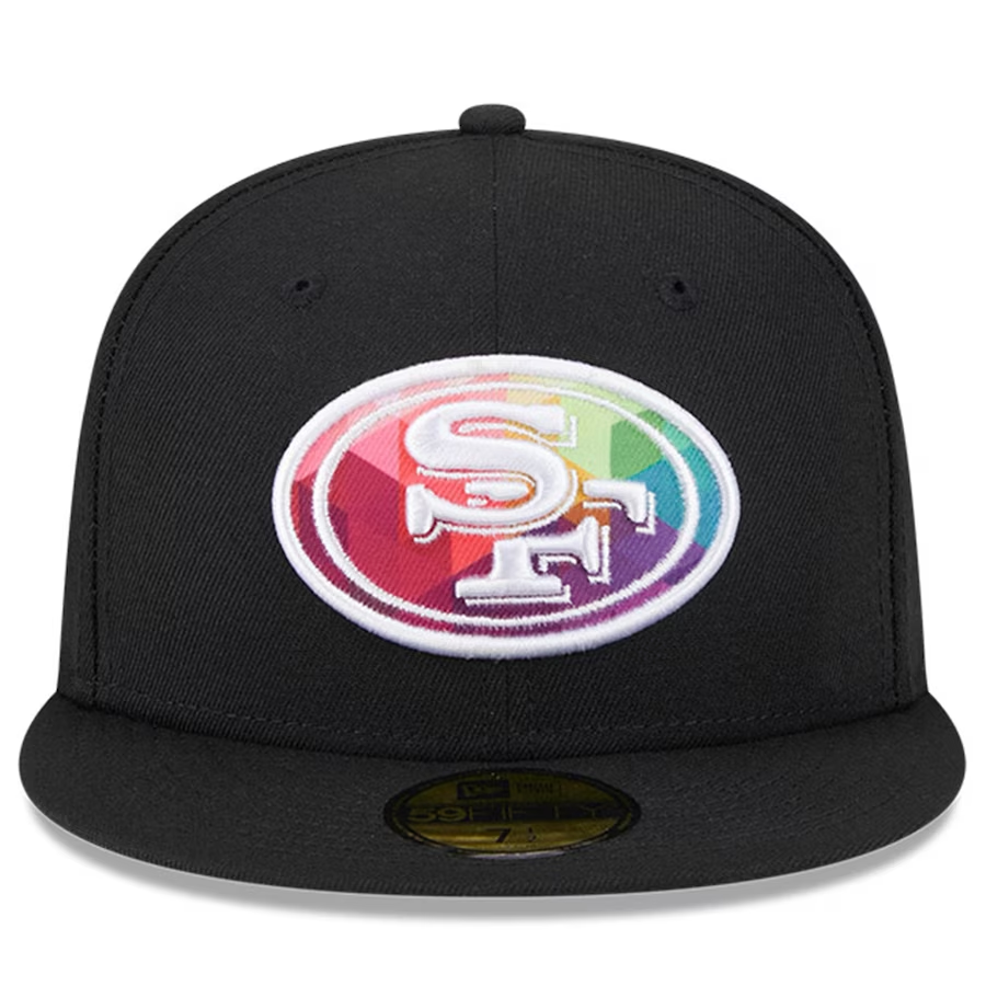 SAN FRANCISCO 49ERS 2023 CRUCIAL CATCH 59FIFTY FITTED HAT