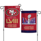 SAN FRANCISCO 49ERS 2023 NFC CHAMPIONS 2-SIDED 12.5" X 18"  GARDEN FLAG