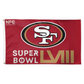 SAN FRANCISCO 49ERS 2023 NFC CHAMPIONS DELUXE 3' X 5' FLAG