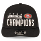 SAN FRANCISCO 49ERS 2023 NFC CHAMPIONS LOCKER ROOM LOW-PROFILE 9FIFTY SNAPBACK HAT