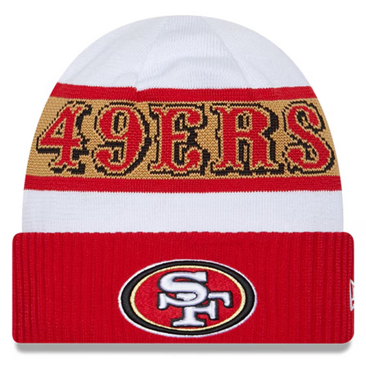 SAN FRANCISCO 49ERS 2023 NFL SIDELINE TECH CUFFED KNIT