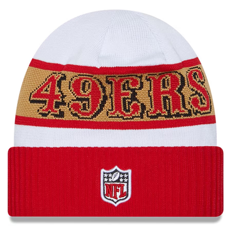 SAN FRANCISCO 49ERS 2023 NFL SIDELINE TECH CUFFED KNIT