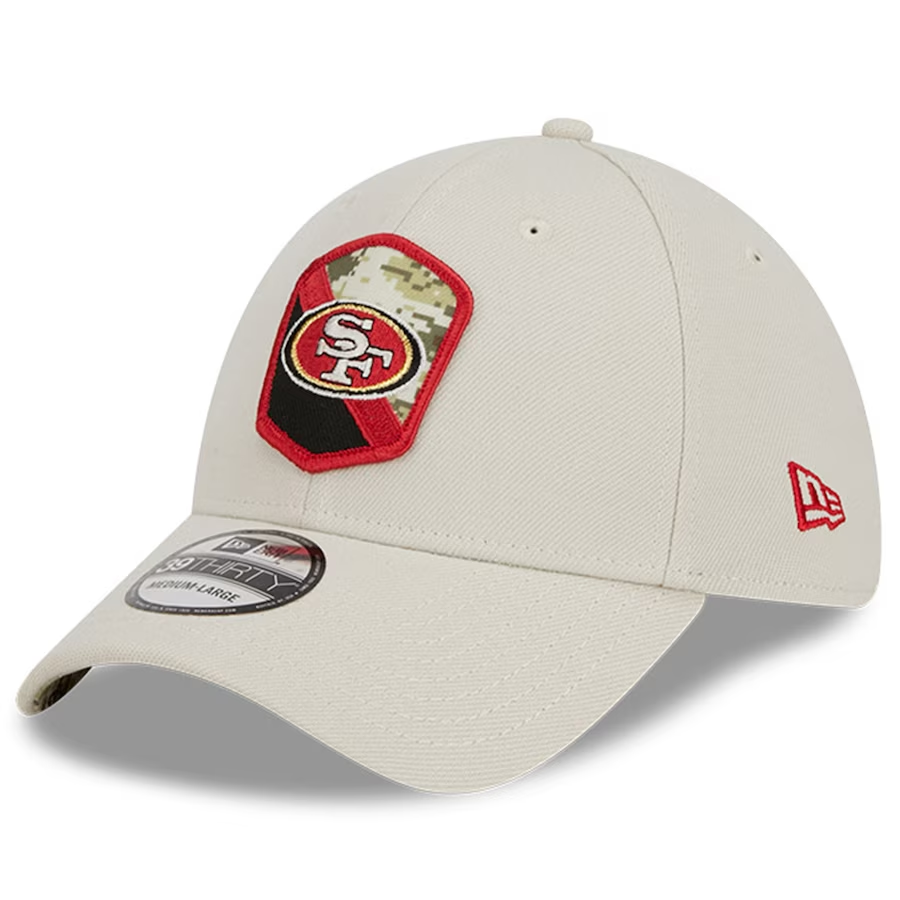 SAN FRANCISCO 49ERS 2023 SALUTE TO SERVICE 39THIRTY FLEX FIT HAT
