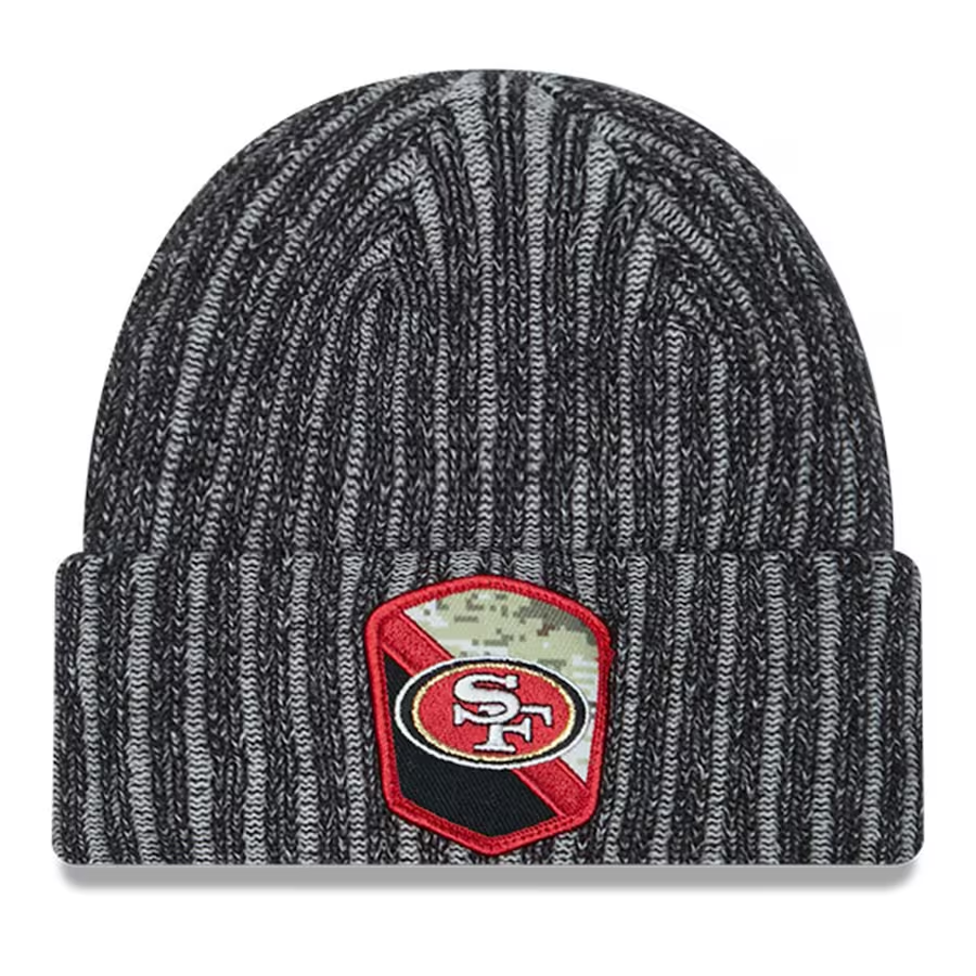 SAN FRANCISCO 49ERS 2023 SALUTE TO SERVICE CUFFED KNIT