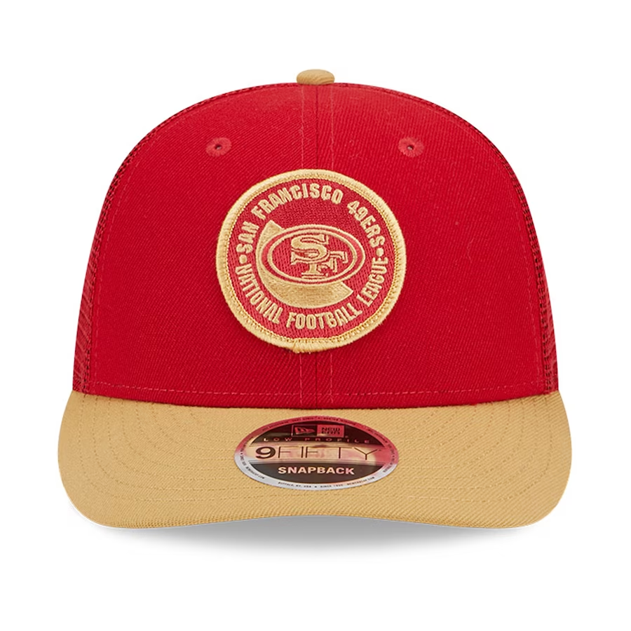 SAN FRANCISCO 49ERS 2023 SIDELINE LOW PROFILE 9FIFTY SNAPBACK HAT