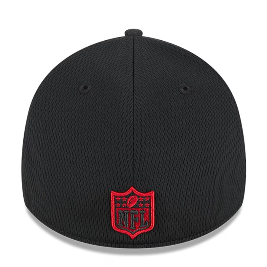 Black 49ers flex fit hat Clearance