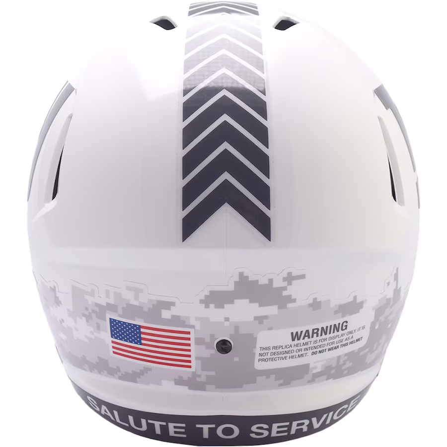 SAN FRANCISCO 49ERS 2024 NFL SALUTE TO SERVICE RIDDELL FULL SIZE SPEED REPLICA HELMET