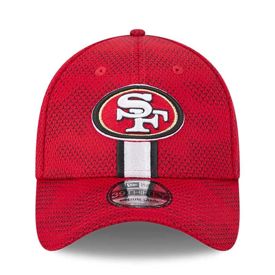 SAN FRANCISCO 49ERS 2024 NFL SIDELINE 39THIRTY FLEX FIT HAT - RED