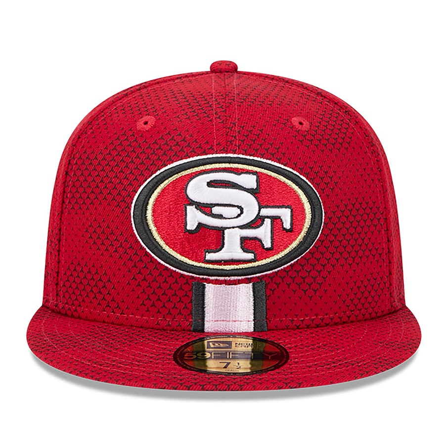 SAN FRANCISCO 49ERS 2024 NFL SIDELINE 59FIFTY FITTED HAT - RED