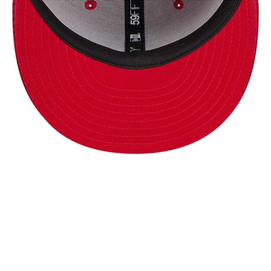 SAN FRANCISCO 49ERS 2024 NFL SIDELINE 59FIFTY FITTED HAT - RED
