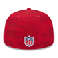 SAN FRANCISCO 49ERS 2024 NFL SIDELINE 59FIFTY FITTED HAT - RED
