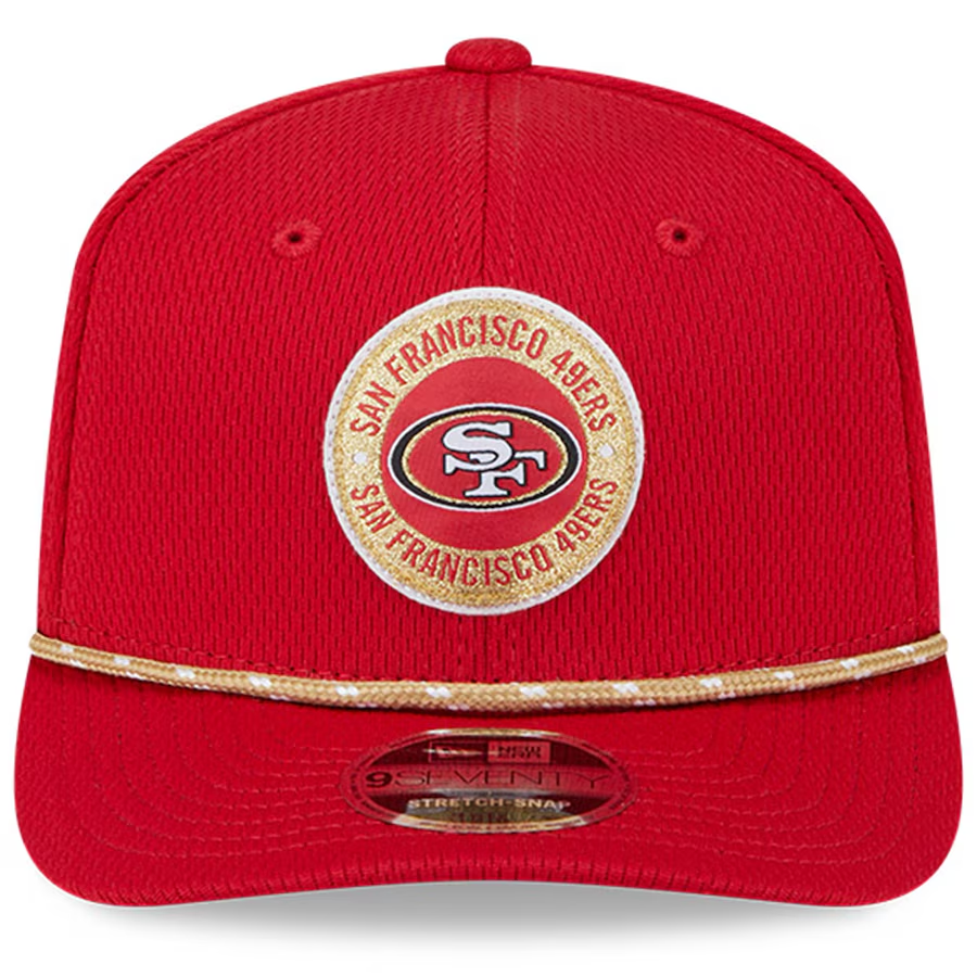 SAN FRANCISCO 49ERS 2024 NFL SIDELINE 9SEVENTY STRETCH SNAPBACK HAT - RED