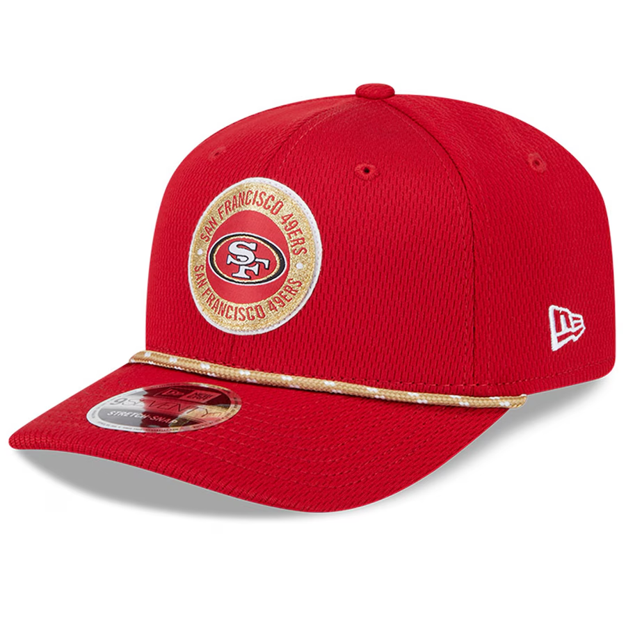 SAN FRANCISCO 49ERS 2024 NFL SIDELINE 9SEVENTY STRETCH SNAPBACK HAT - RED