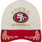 SAN FRANCISCO 49ERS 2025 NFL DRAFT 9TWENTY ADJUSTABLE HAT - CHROME WHITE/RED