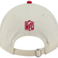 SAN FRANCISCO 49ERS 2025 NFL DRAFT 9TWENTY ADJUSTABLE HAT - CHROME WHITE/RED