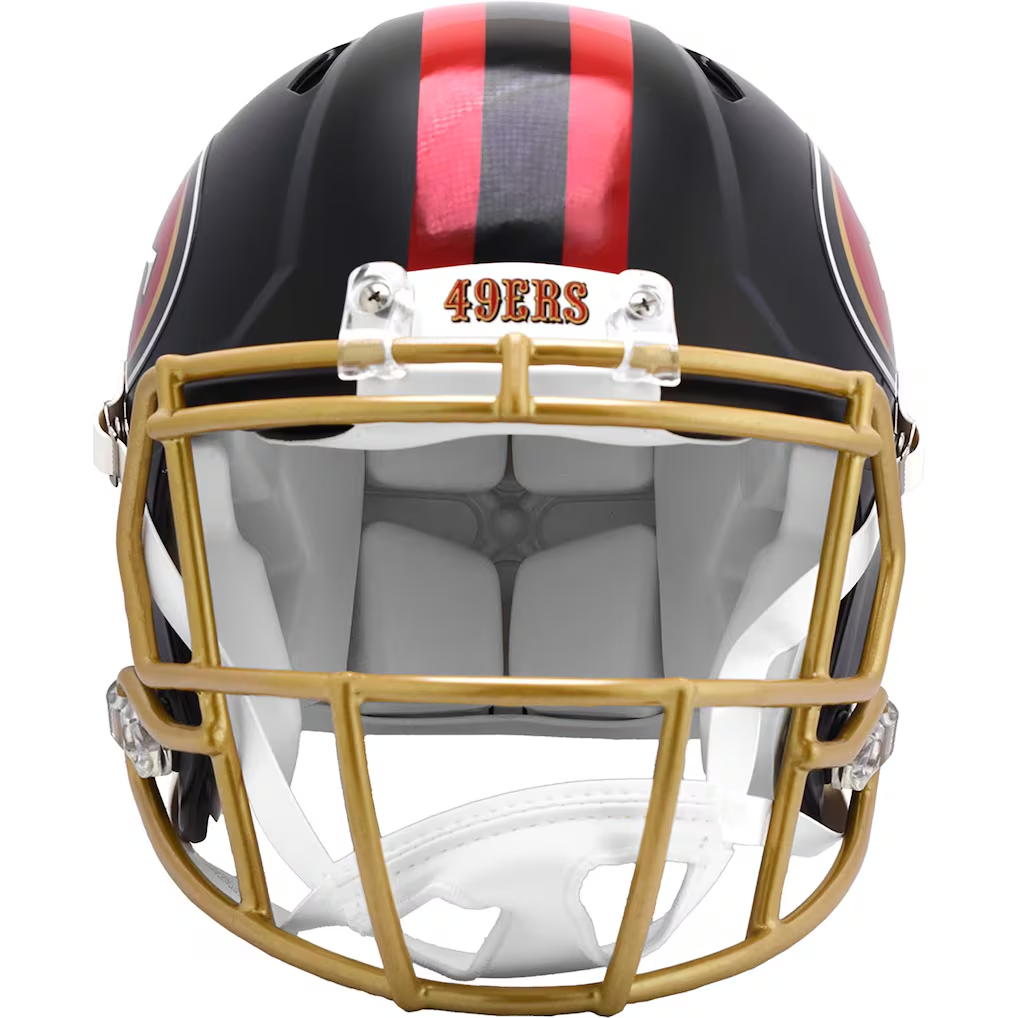 SAN FRANCISCO 49ERS 2025 NFL RIVALRIES ONFIELD ALTERNATE RIDDELL FULL SIZE SPEED AUTHENTIC HELMET