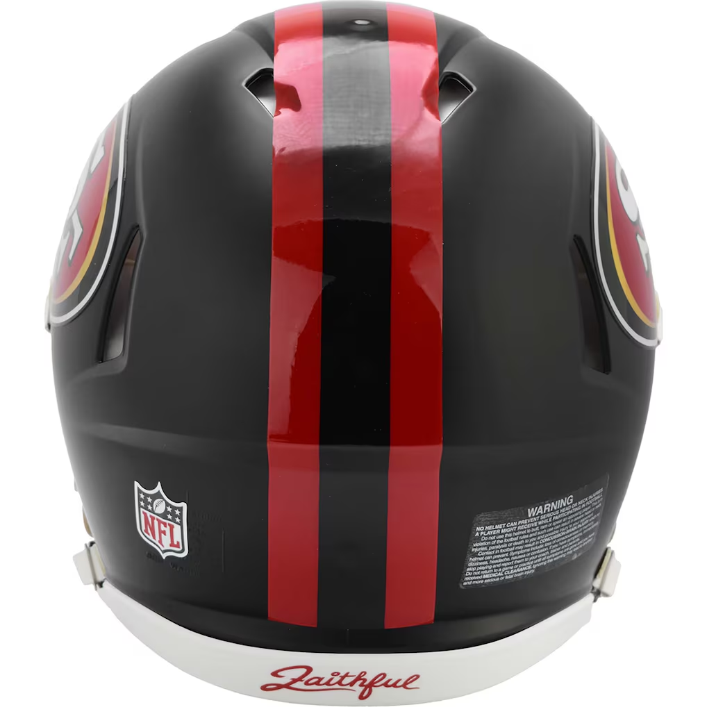 SAN FRANCISCO 49ERS 2025 NFL RIVALRIES ONFIELD ALTERNATE RIDDELL FULL SIZE SPEED AUTHENTIC HELMET