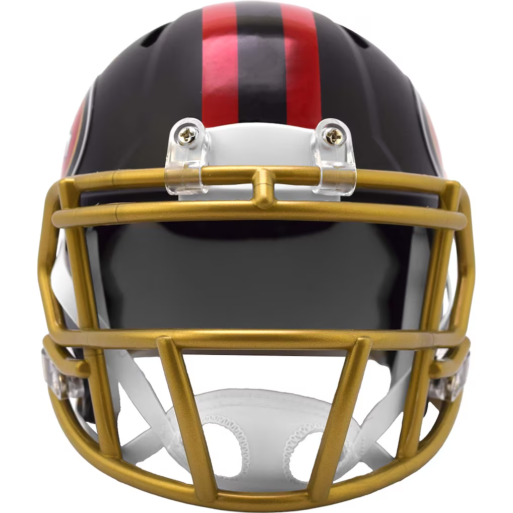 SAN FRANCISCO 49ERS 2025 NFL RIVALRIES ONFIELD ALTERNATE RIDDELL SPEED MINI HELMET