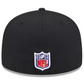 SAN FRANCISCO 49ERS 2025 NFL RIVALRY SIDELINE COLLECTION 59FIFTY FITTED HAT - BLACK