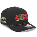 SAN FRANCISCO 49ERS 2025 NFL RIVALRY SIDELINE COLLECTION 9SEVENTY ADJUSTABLE HAT - BLACK