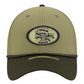 SAN FRANCISCO 49ERS 2025 NFL SALUTE TO SERVICE 39THIRTY FLEX FIT HAT - GREEN