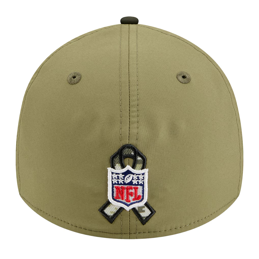 SAN FRANCISCO 49ERS 2025 NFL SALUTE TO SERVICE 39THIRTY FLEX FIT HAT - GREEN