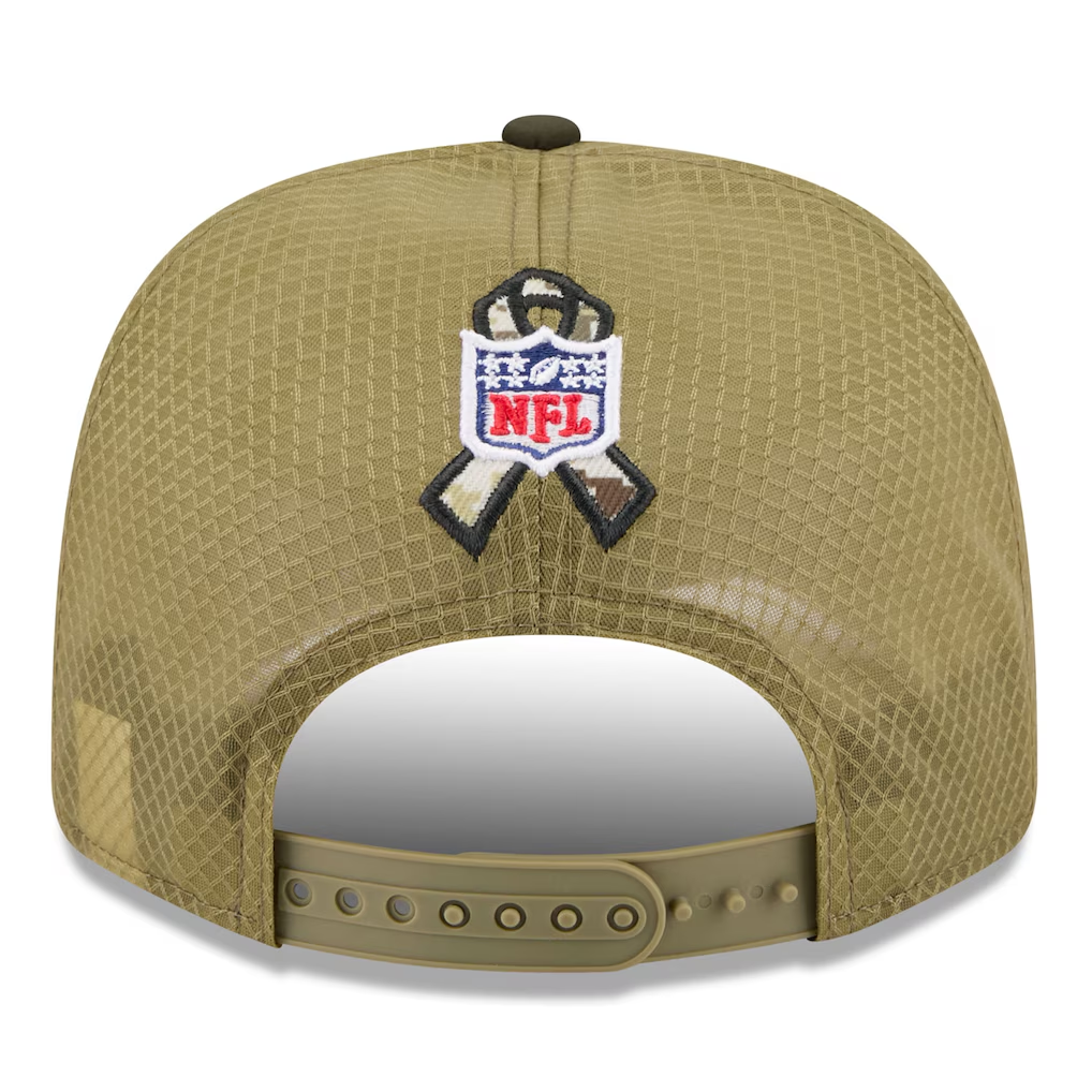 SAN FRANCISCO 49ERS 2025 NFL SALUTE TO SERVICE 9SEVENTY ADJUSTABLE HAT - GREEN
