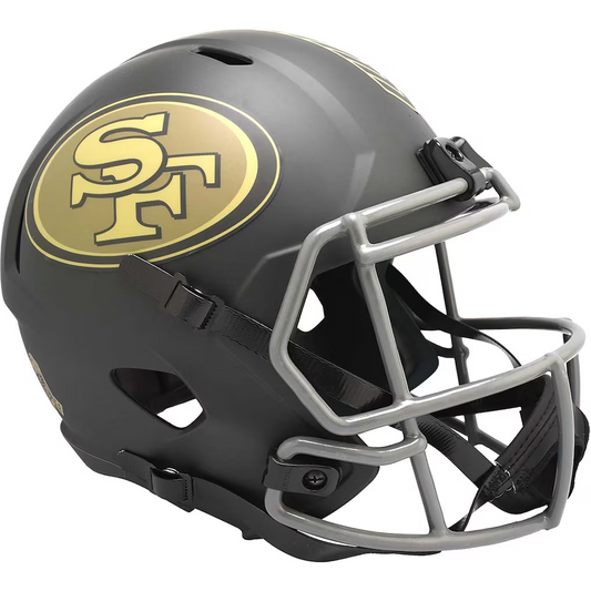 SAN FRANCISCO 49ERS 2025 NFL SALUTE TO SERVICE RIDDELL FULL SIZE SPEED REPLICA HELMET