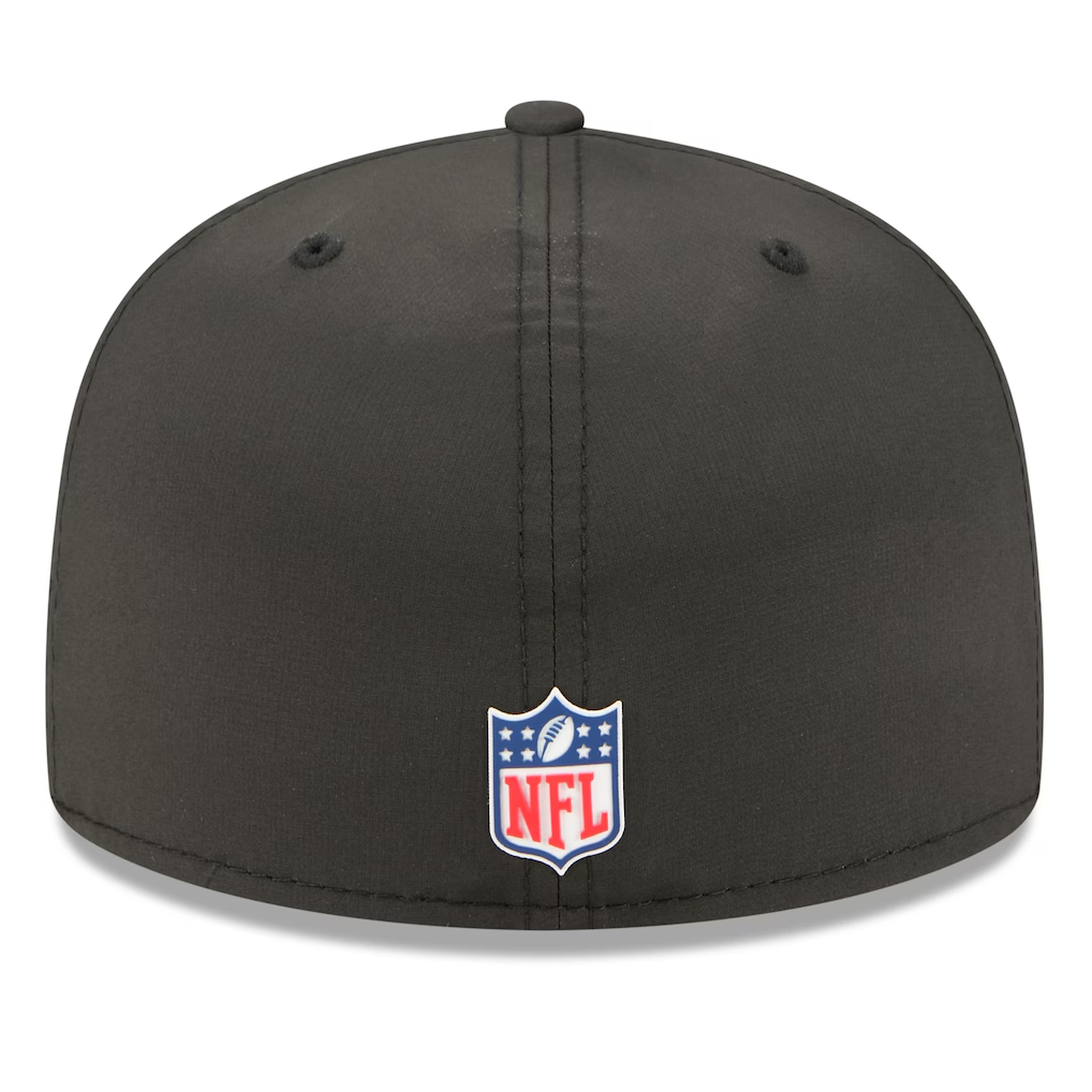 SAN FRANCISCO 49ERS 2025 NFL SIDELINE 59FIFTY FITTED HAT - BLACK