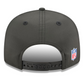 SAN FRANCISCO 49ERS 2025 NFL SIDELINE 9FIFTY SPLIT SNAPBACK HAT - BLACK
