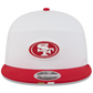 SAN FRANCISCO 49ERS 2025 NFL TRAINING CAMP 9FIFTY SPLIT PANEL SNAPBACK HAT - WHITE