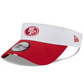 SAN FRANCISCO 49ERS 2025 NFL TRAINING CAMP VISOR - WHITE