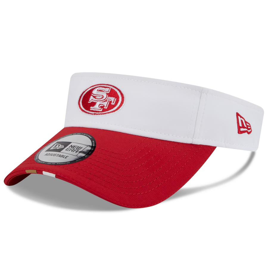 SAN FRANCISCO 49ERS 2025 NFL TRAINING CAMP VISOR - WHITE