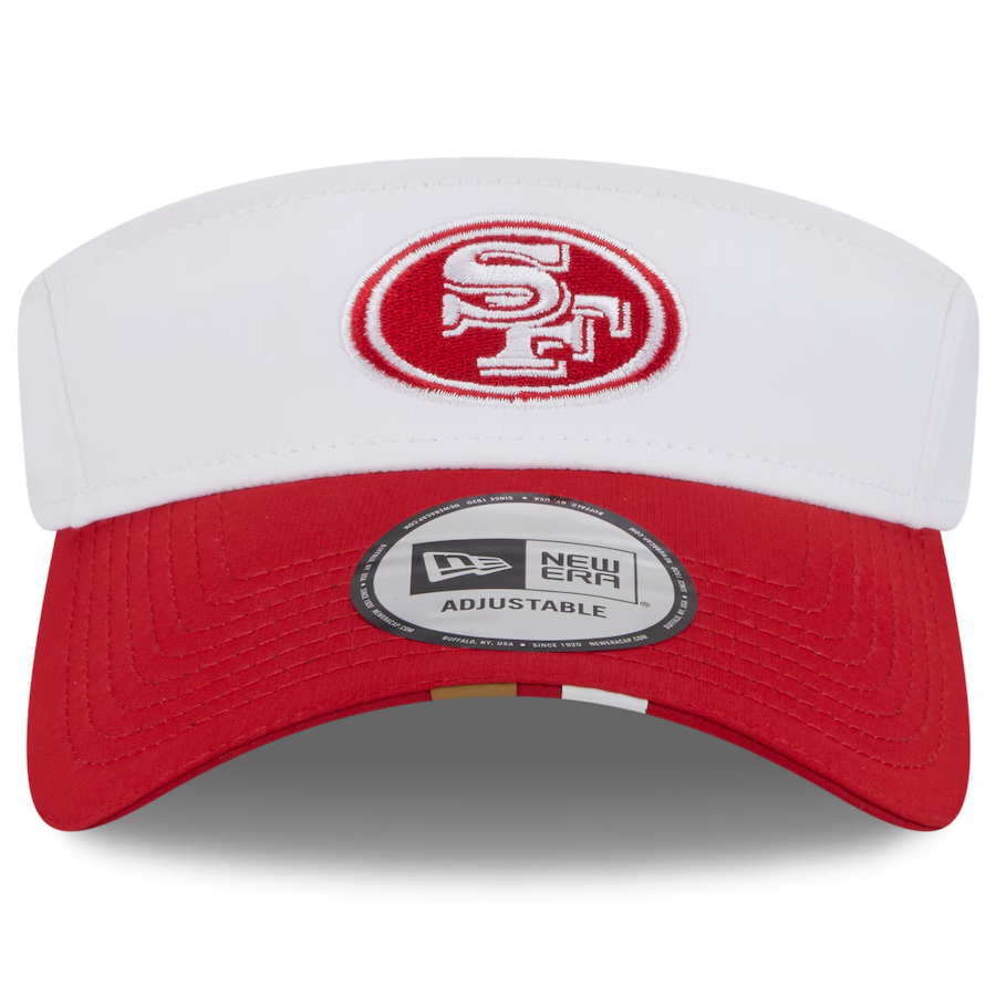 SAN FRANCISCO 49ERS 2025 NFL TRAINING CAMP VISOR - WHITE