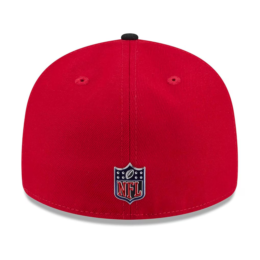 SAN FRANCISCO 49ERS 2026 NFL DRAFT 59FIFTY FITTED HAT - RED/BLACK