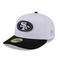SAN FRANCISCO 49ERS 2026 NFL DRAFT 59FIFTY FITTED HAT - WHITE/BLACK