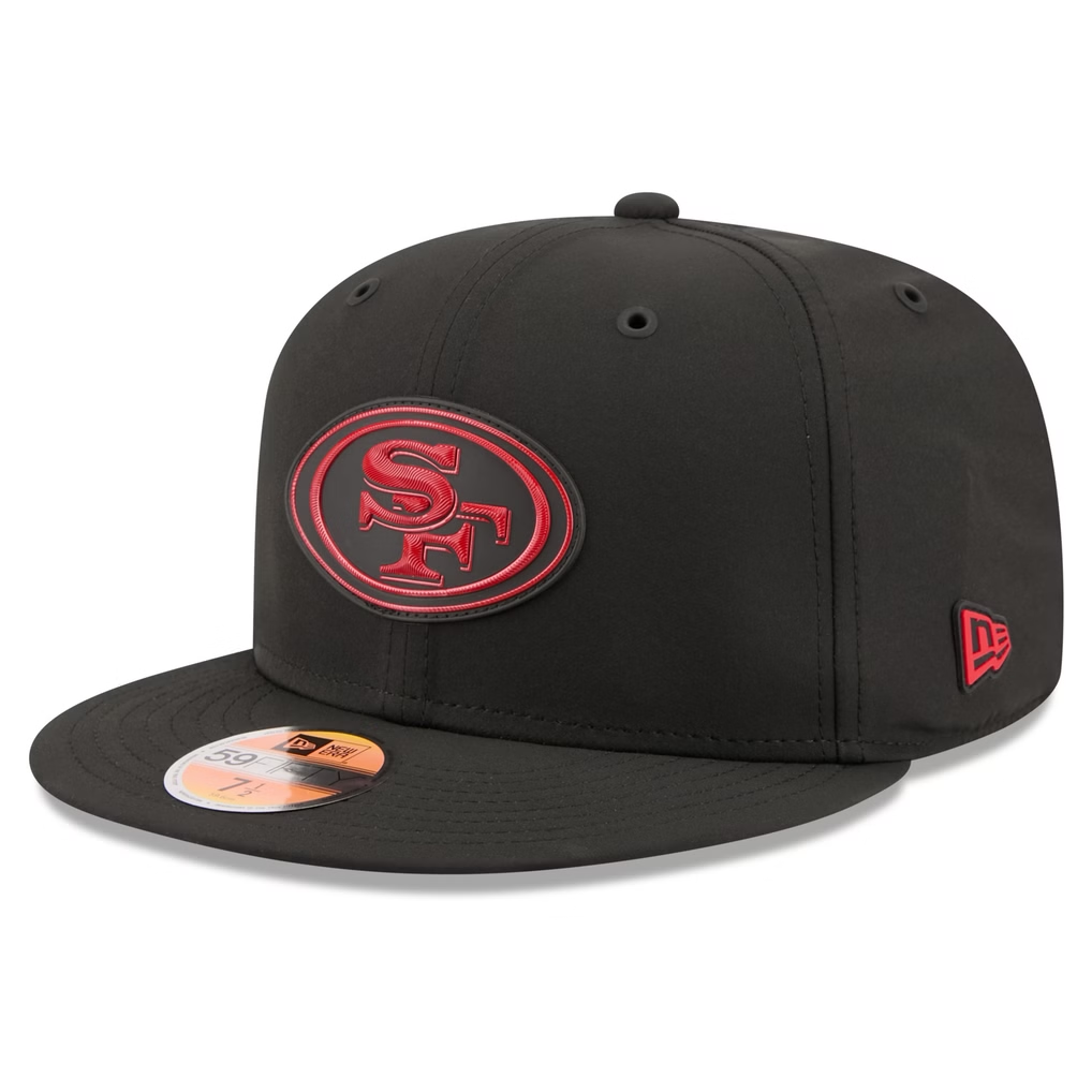 SAN FRANCISCO 49ERS 2026 NFL SIDELINE 59FIFTY FITTED HAT - BLACK