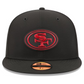 SAN FRANCISCO 49ERS 2026 NFL SIDELINE 59FIFTY FITTED HAT - BLACK