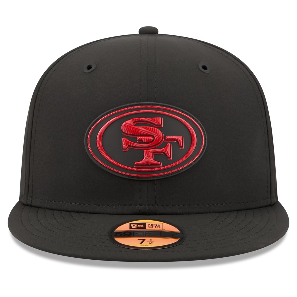 SAN FRANCISCO 49ERS 2026 NFL SIDELINE 59FIFTY FITTED HAT - BLACK