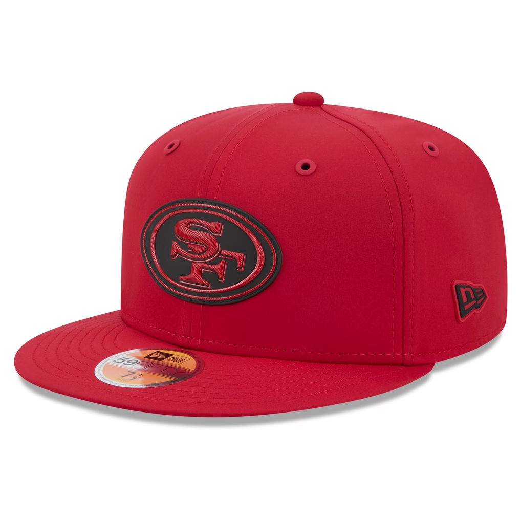 SAN FRANCISCO 49ERS 2026 NFL SIDELINE 59FIFTY FITTED HAT - RED