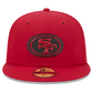 SAN FRANCISCO 49ERS 2026 NFL SIDELINE 59FIFTY FITTED HAT - RED