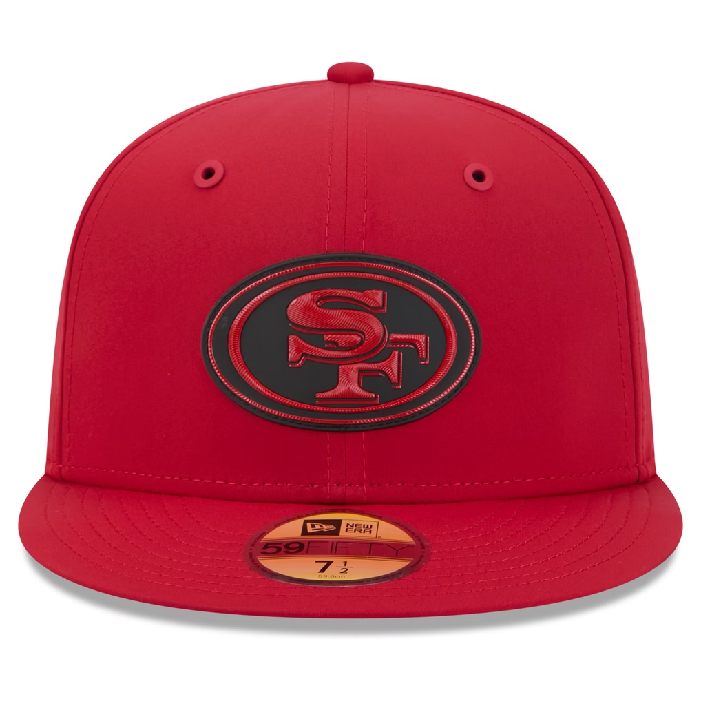 SAN FRANCISCO 49ERS 2026 NFL SIDELINE 59FIFTY FITTED HAT - RED