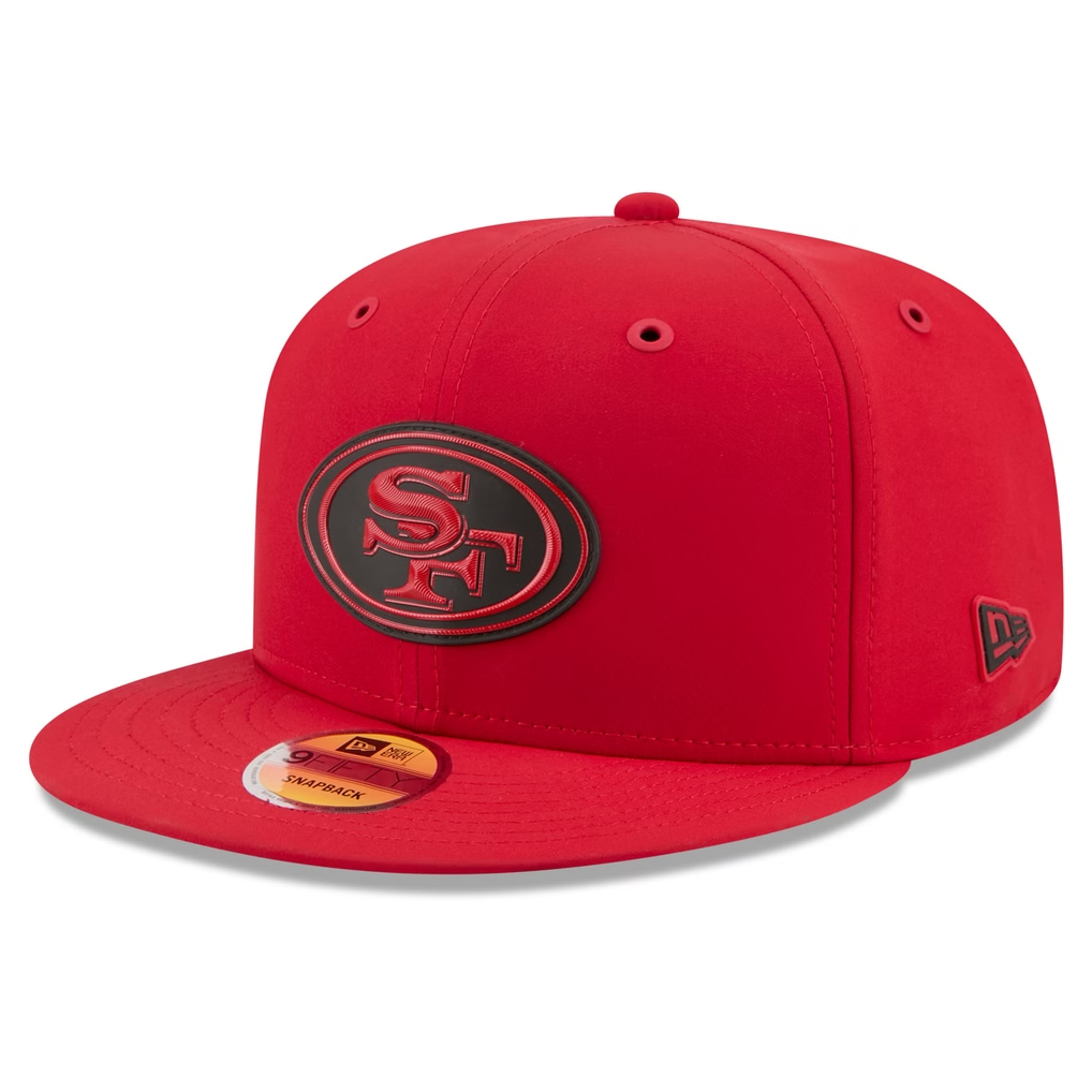 SAN FRANCISCO 49ERS 2026 NFL SIDELINE 9FIFTY SNAPBACK HAT - RED