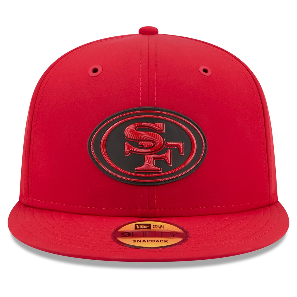 SAN FRANCISCO 49ERS 2026 NFL SIDELINE 9FIFTY SNAPBACK HAT - RED