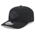 SAN FRANCISCO 49ERS 2026 NFL SIDELINE 9SEVENTY STRETCH-SNAP ADJUSTABLE HAT - BLACK/BLACK