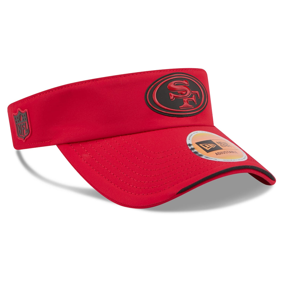 SAN FRANCISCO 49ERS 2026 NFL SIDELINE ADJUSTABLE VISOR - RED