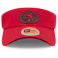SAN FRANCISCO 49ERS 2026 NFL SIDELINE ADJUSTABLE VISOR - RED